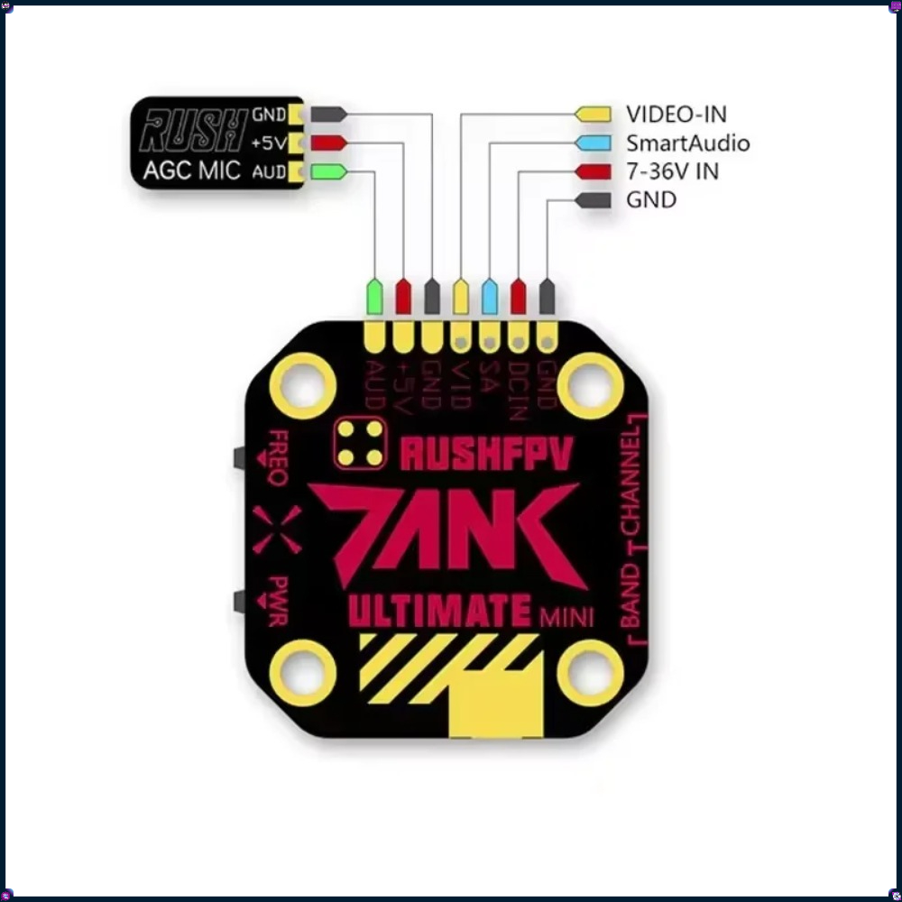 Rush Cherry FPV Stubby Antenna - Drone Racing Receiver ulasan dan harga