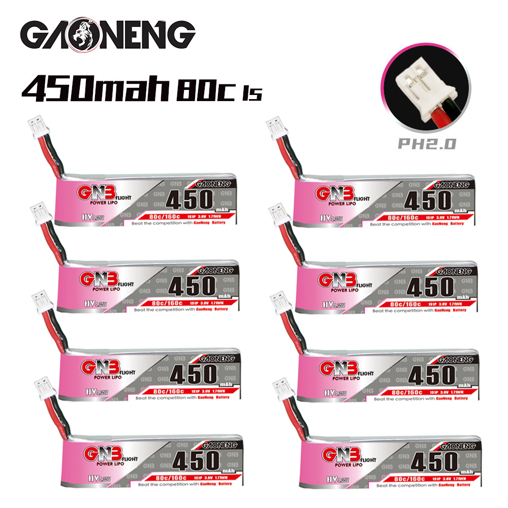 GNB HV 1S 3.8V 450mAh 80C/160C - Drone Racing Battery ulasan dan harga