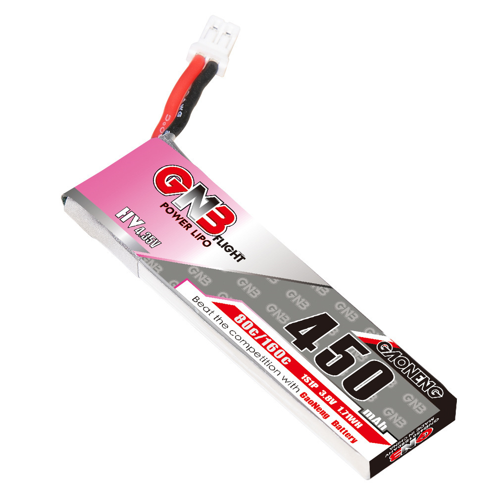 GNB HV 1S 3.8V 450mAh 80C/160C - Drone Racing Battery ulasan dan harga