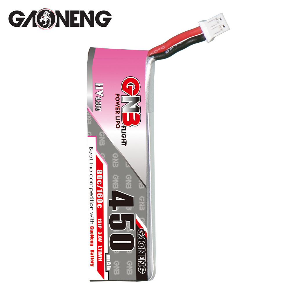 GNB HV 1S 3.8V 450mAh 80C/160C - Drone Racing Battery ulasan dan harga