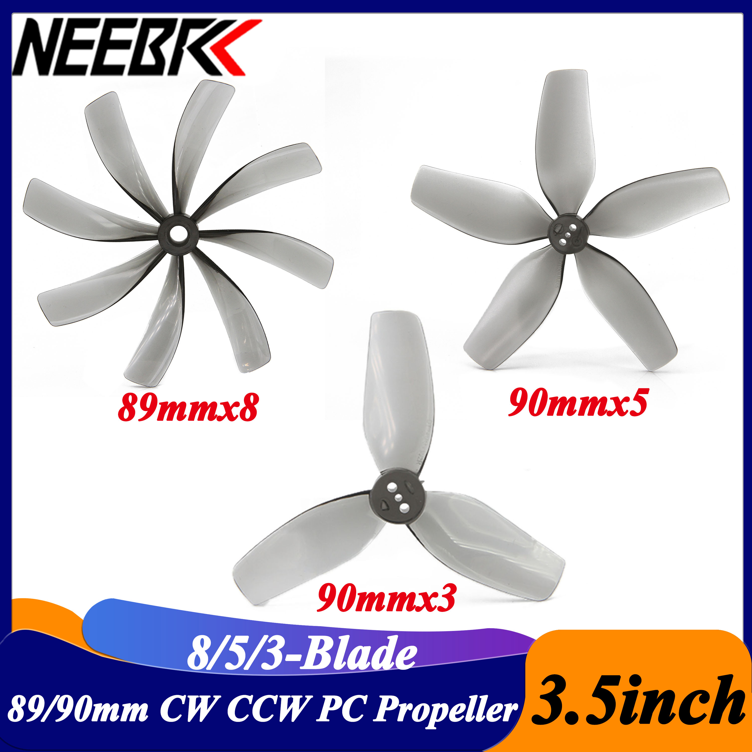 2Pairs 3.5inch 89x8 90x5 90x3  - Drone Racing Motor ulasan dan harga
